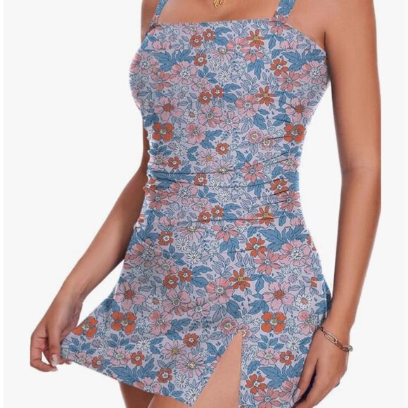 NWT Berlin women's Swim dress one piece swimsuit XL - Picture 3 of 10